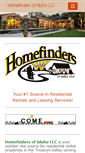 Mobile Screenshot of homefindersofidaho.com